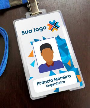 Cartão do Crachá Completo (Impressão só frente)