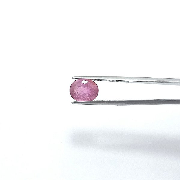Turmalina Rubelita Facetada Oval 8X10 mm