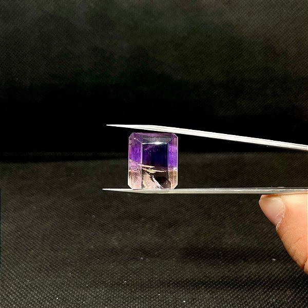 Ametista Ametrine Retangular