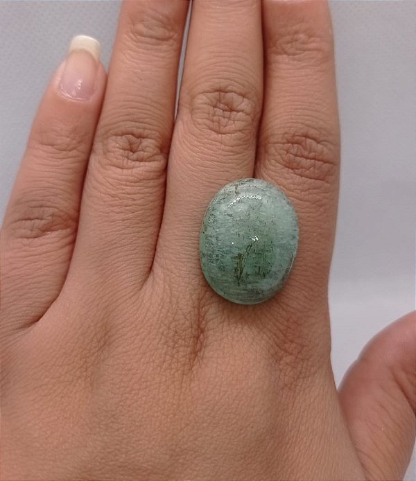 Esmeralda Cabochão Oval  19x24 mm