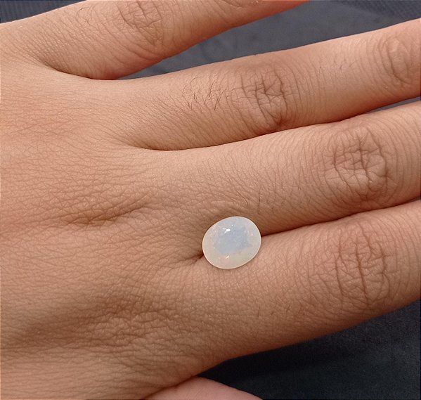 Opala Nobre Oval Facetada 8x10mm