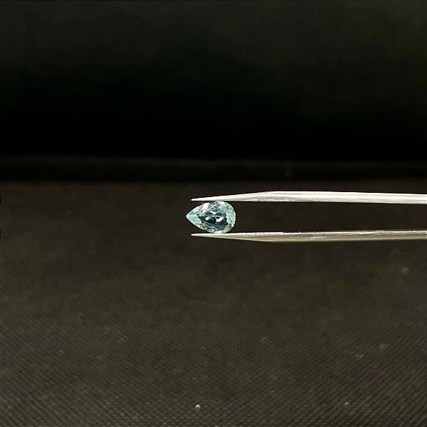 Água Marinha Facetada Gota Par 6x9mm