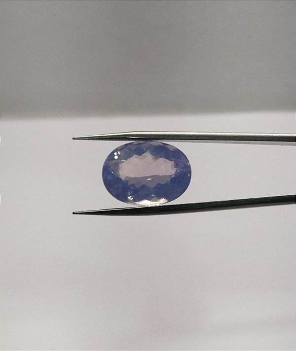 Ametista Lavanda Facetada Oval