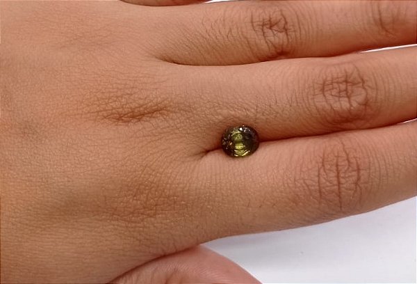 Andaluzita Facetada Oval 6,5x8mm