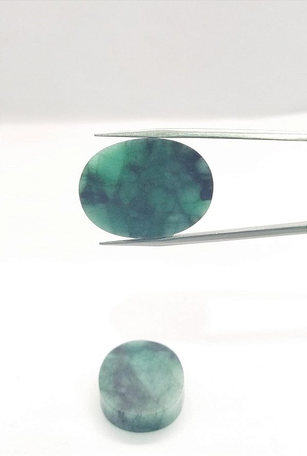 Esmeralda Biriba Oval Par 20x26mm