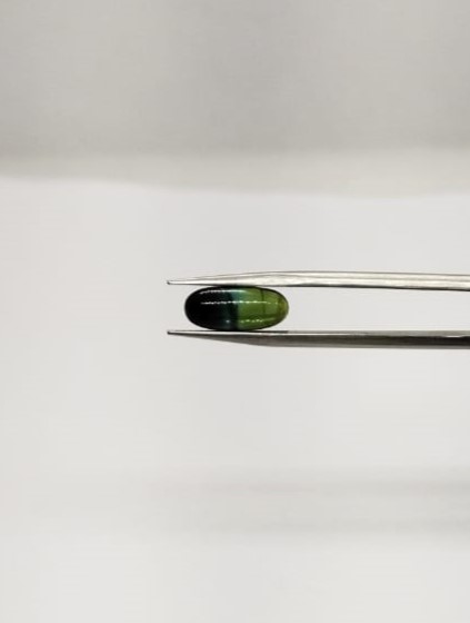 Turmalina Cabochão Bicolor 5,5x13mm