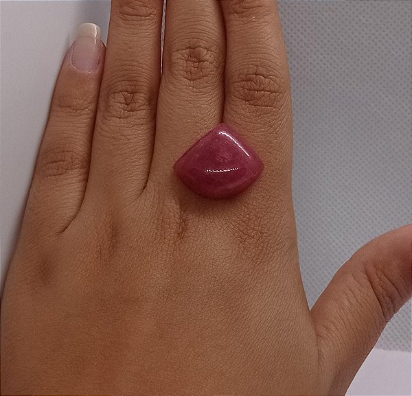 Rodonita Cabochão Forma Livre 17x18,5mm