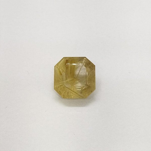 Quartzo Diverso Rutilo Dourado Quadrado 19mm