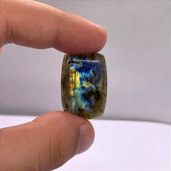Labradorita Cabochão Retangular 20x31,5mm