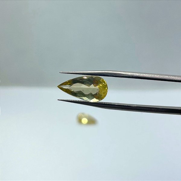 Berilo Facetado Gota Par 8x16mm