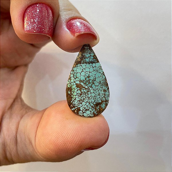 Turquesa Azul Gota 16,5x29 mm