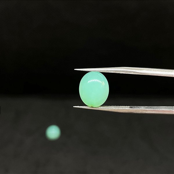Crisopázio Cabochão Oval Par 9X11