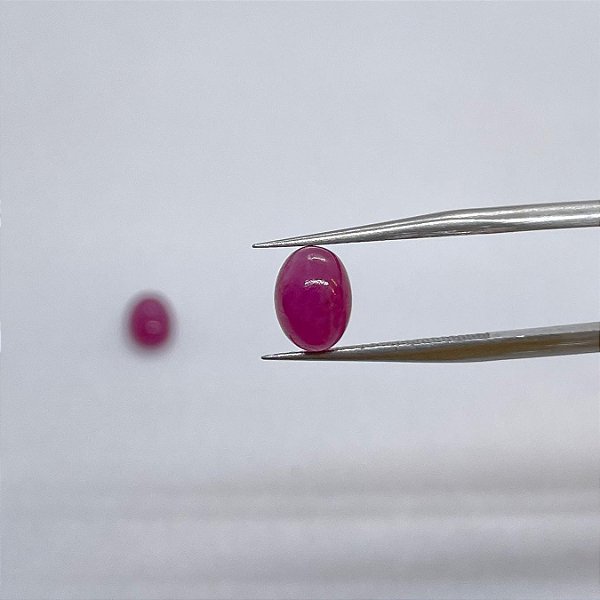 Rubi Cabochão Par Oval 6x8 mm 2