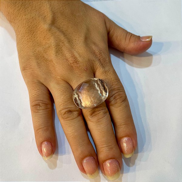 Cabeça De Anel De Cristal