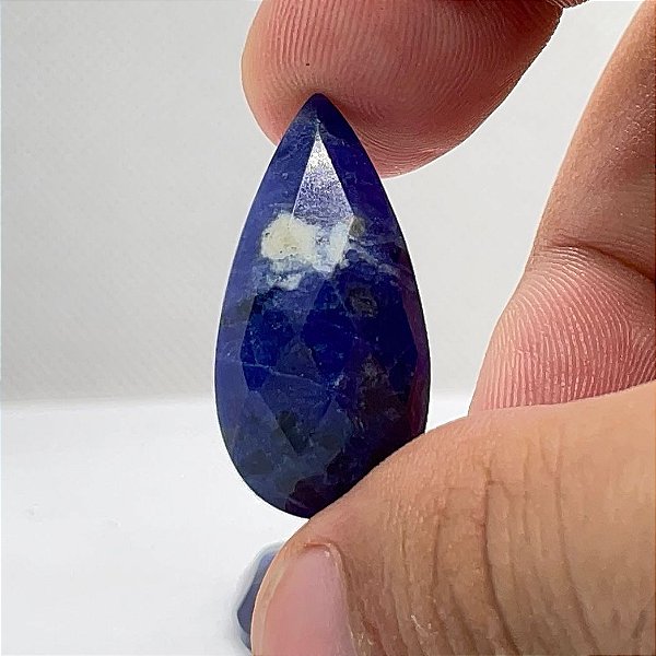 Sodalita Facetada Gota Par