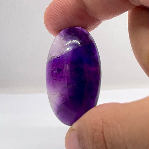 Ametista Cabochão Oval Alongado