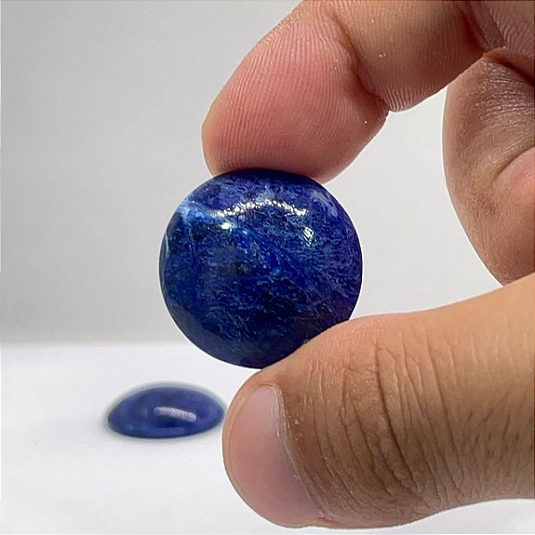 Sodalita Cabochão Redondo Par