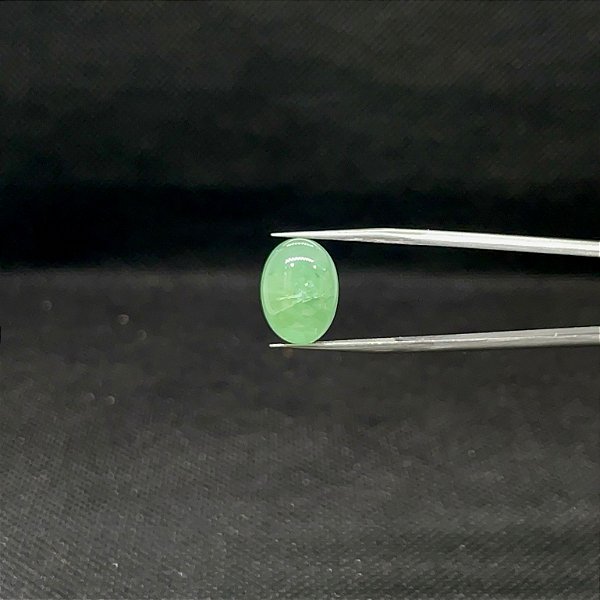 Turmalina Verde Cabochão Oval  10x14