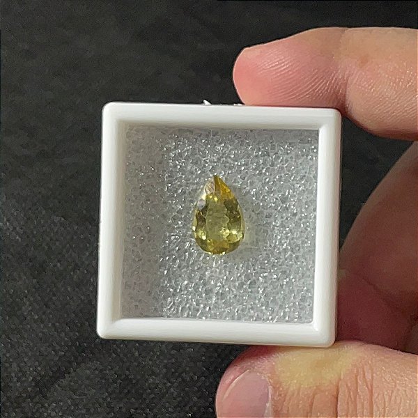 Berilo Facetado Gota 9x14