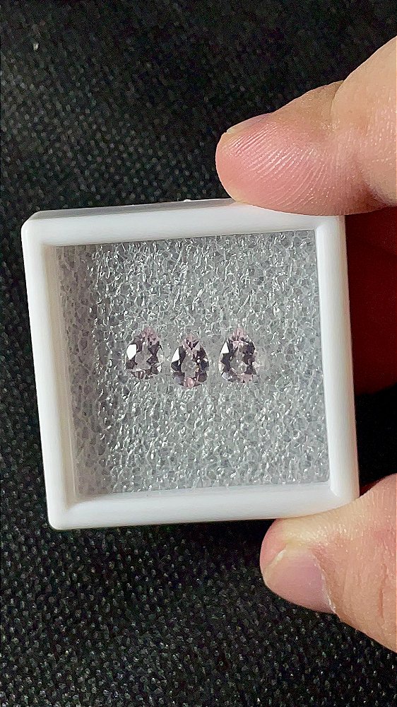Morganita Facetada Gota Trio 5x7