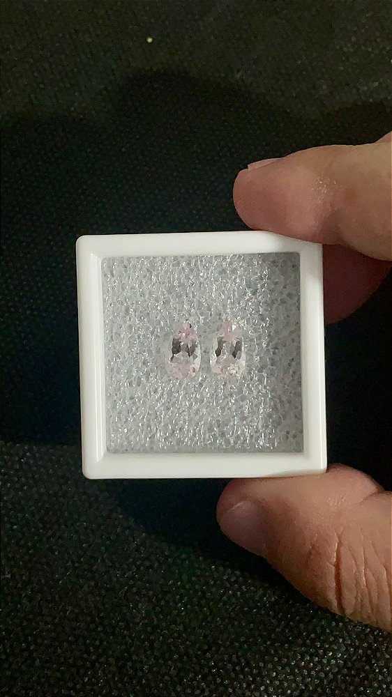 Morganita Facetada Gota Par 6x10