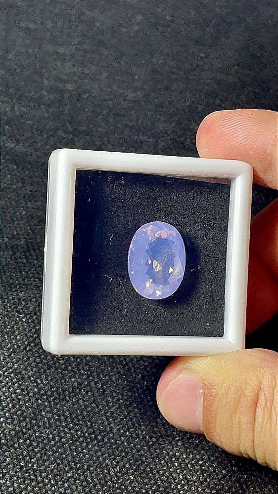 Ametista Lavanda Facetada Oval 12x16