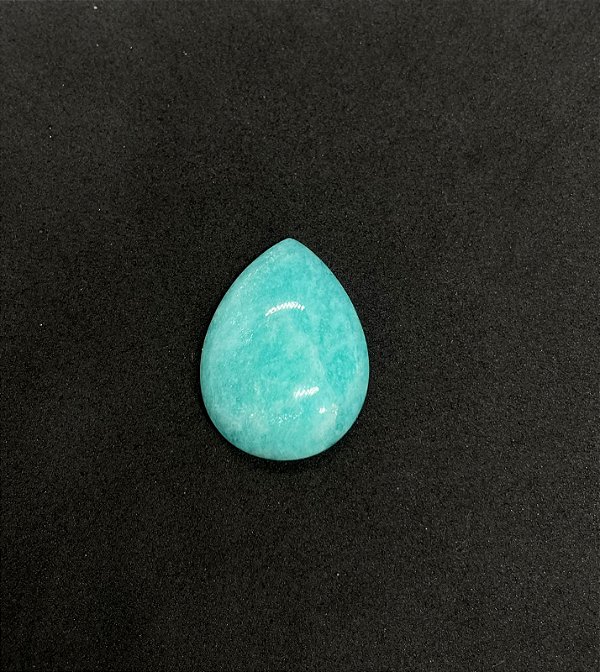 Amazonita Cabochão Verde Gota 22x29,5 mm