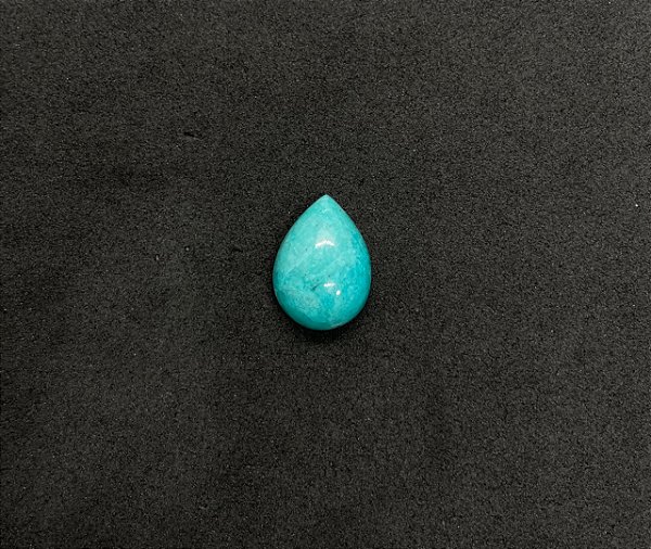 Amazonita Cabochão Gota Verde 14,5x20 mm