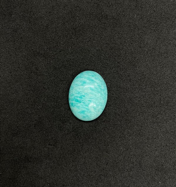 Amazonita Cabochão  Verde Oval 18x23 mm