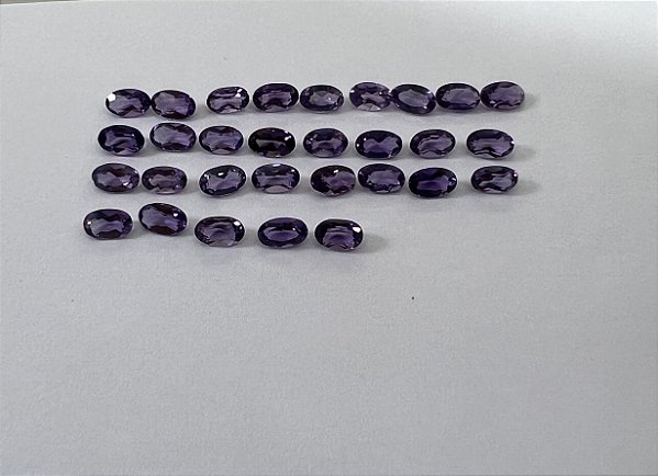 Ametista Facetada Oval 3x5mm