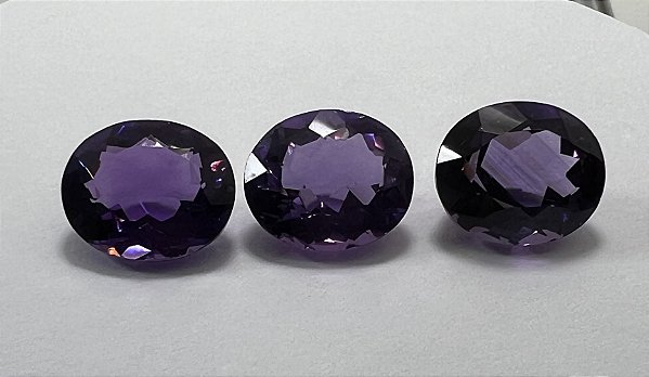 Ametista Facetada Oval 11x13mm