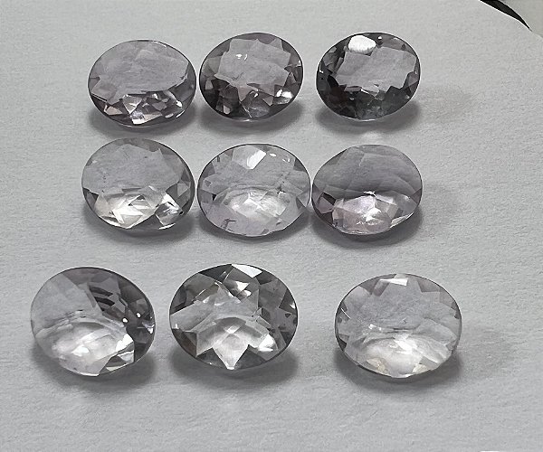 Ametista Facetada Rosé de France Oval 9x11mm
