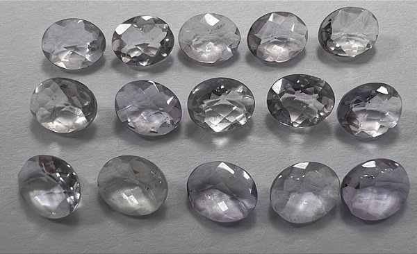 Ametista Facetada Rosé de France Oval 8x10mm