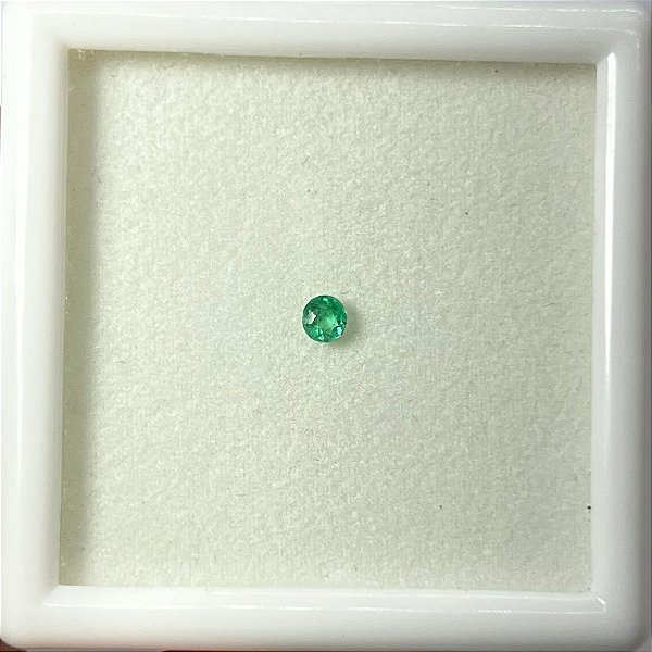 Esmeralda Redonda Facetada 3 mm