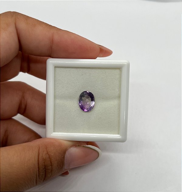 Ametista Facetada Fantasia Oval 8x11mm