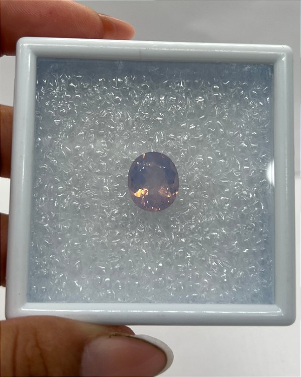 Ametista Lavanda Facetada Oval 11x12,9 mm