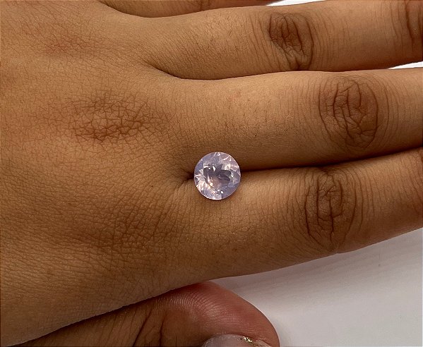 Ametista Lavanda Facetada Redondo 8,9mm