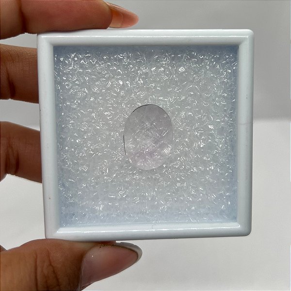 Ametista Facetada Rosé de France Oval 14,4 x 19,3 mm