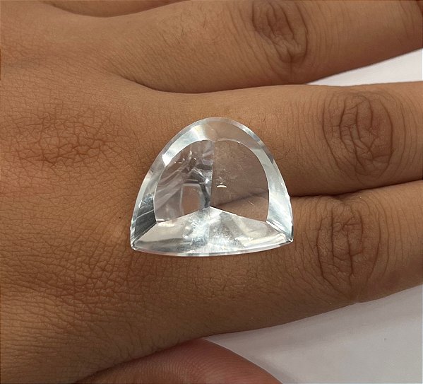 Ametista Facetada Rosé de France Meia Lua 24,3 x 20,5 mm