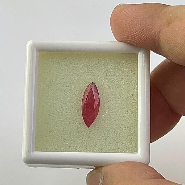 Rondonita Facetada Baguete/Navete 6 x 14,5 mm