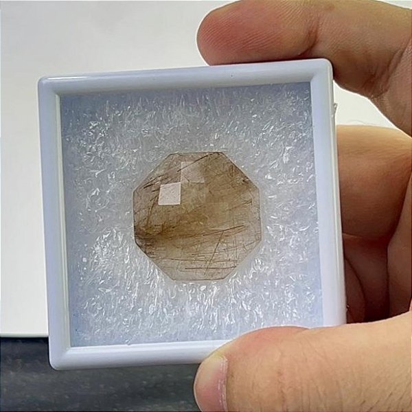 Rutilo Facetado Octógono 26,5mm