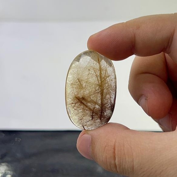 Rutilo Facetado Oval 25,5 x 40,1 mm