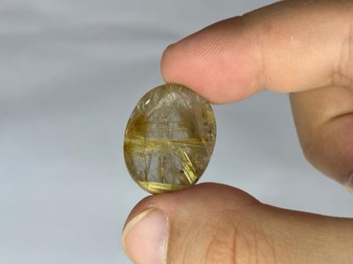 Rutilo Cabochão Oval 19 X 26 mm