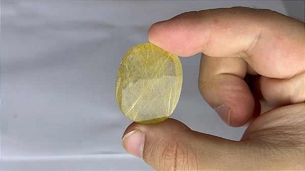 Rutilo Cabochão Oval 26,8 X 33,5 mm