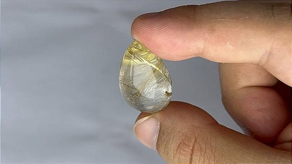 Rutilo Facetado Gota 17,9 x 30 mm