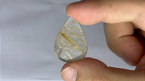 Rutilo Facetado Gota 21,3 x 29,9 mm