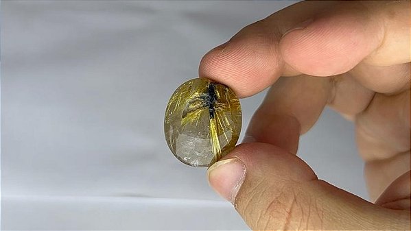 Rutilo Facetado Oval 21,3 x 24,5 mm