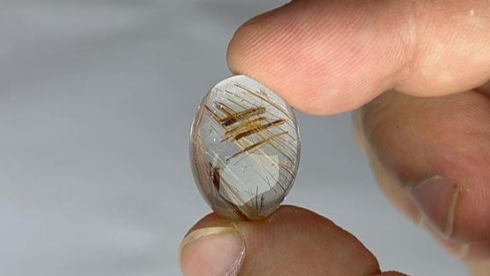 Rutilo Facetado Oval 14,9 x 19,8 mm