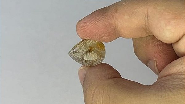Rutilo Facetado Gota 14,9 x 19,2 mm