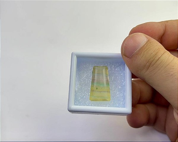 Fluorita Facetada Trapezio 13,5x23,6mm